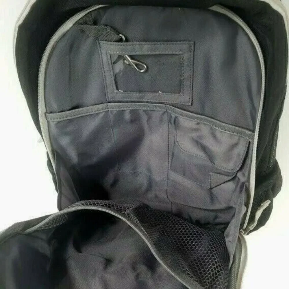 Pottery Barn Kids Boys Small Backpack Monogram PAXTON Black Red White Gray Stars